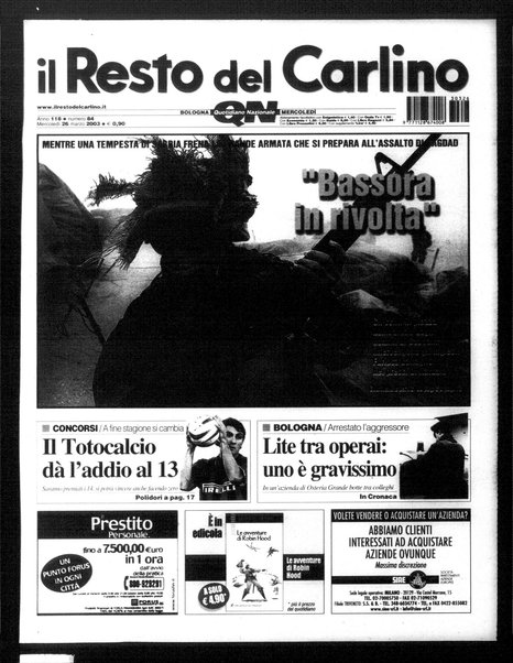 Il Resto del Carlino : giornale dell'Emilia